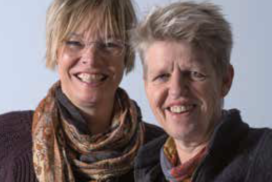 Foto van Karin Landsbergen en Marja de Lint