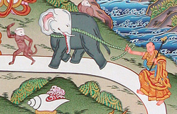 Afbeelding Het temmen van de olifant