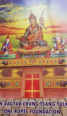 Poster Padmasambhava Dagyab Chungtsang Tulku One Rupee Foundation