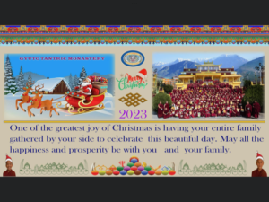 Merry Christmas van Gyuto Tantric Monastery