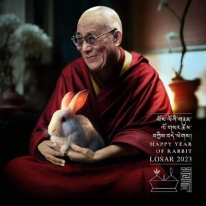Happy Year of Rabbit Losar van de Dalai Lama