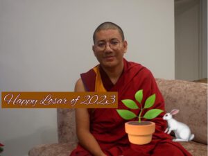 Happy Losar of 2023, foto van Demo Rinpoche