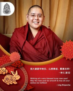 A very blessed lunar new year van Ling Rinpoche